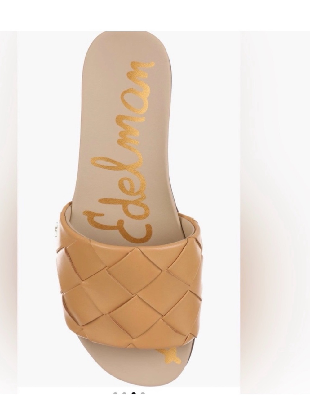 Sam Edelman Tan Braided Slide Sandal
